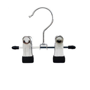 10pcs Stainless Steel Childrens Pants Rack Anti-Slip Kids Hanging Clip Socks Drying Rack Hangers For Clothes Balcony Home