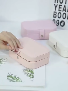 Jewellery Storage Earring Ring Necklace Storage Box Accessories storage PU Leather Jewelry Organiser