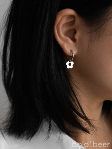 Bolo Sweet Cool Little Flower Eardrop Earring Trendy Earrings Ins Cold Style Elegant Non-Piercing Ear Clip Womens Non-Fading