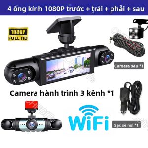 360 ° Camera Hành Trình Ô Tô 1080P HD Ghi Hình 3/4 Camera (trước Trái Phải Sau) Tích Hợp Cảm Biến G Hỗ Trợ Quay Đêm Dành Cho Xe Hơi