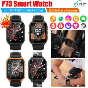 MAFAM P73 Outdoor Smart Watch 3ATM Waterproof Fitness Watch 100+ Sports Modes
