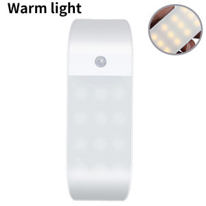 PIR Sensor LED Induction Night Light Rechargeable Closet Lights Magnetic Cabinet Lamp For Bedroom Corridor Stairs Bathroom