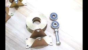 Pulley U/H/V-Shaped Bearing Household Hardware Accessories Guiding Wheel Fixed Home Furnishing Decor