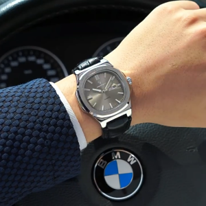 POEDAGAR Watch For Men Luxury Luminous Waterproof Week Calendar Leather Square Watches