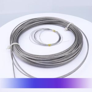 304 Stainless Steel Wire Rope Cable1.0/1.2/1.5/2/3/4mm(7x7)5/6/8mm(7x19)