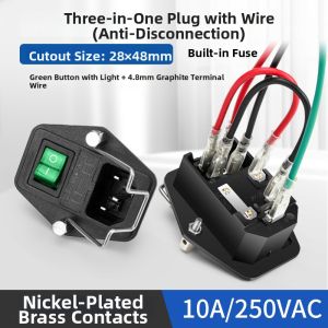 kuicc | 3-in-1 Power Socket with Detachable Safety Fusible Plug