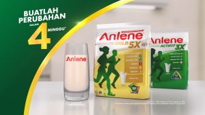 ANLENE Gold 5X High Calcium High Protein Plain Milk Powder Susu Tepung 奶粉 (550g x 3)