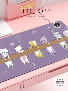 JOJOS L. PD. Mr. Grocery Cartoon Fresh Automatic Power off Heating Mouse Pad | Arm Rest Universal PVC Material for Computer Accessories