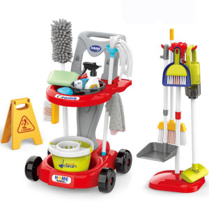 MLZH | Cleaning Role Play Broom and Dustpan Set