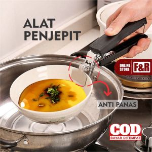 Alat Penjepit Jepit Pegangan Panci Mangkuk Mangkok Piring Peralatan Dapur Anti Panas Anti Hot Clip