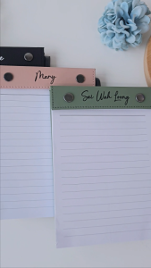 Personalised A5 A6 Notepad | Customised Writing Pad Notepad | Customised Gift Personalised Gift