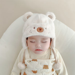 Mũ Trùm Đầu Lông Cừu Dày Dặn Mùa Thu Đông Dễ Thương Cho Bé Trai Và Bé Gái Mũ Trùm Đầu Nhồi Bông Cỡ Nhỏ Từ 3-12 Tháng Tuổi
