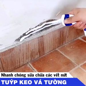 Keo Vá Tường Chống Thấm Chống Mốc Ẩm Làm Sạch Tường Keo Dán Nứt Tường Đa Năng