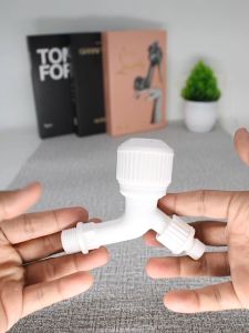 Kran Air Kran Tembok Bak Kamar Mandi Atau Wastafel Engkol Putar Abs Chrome 1/2 Inch SLT-210