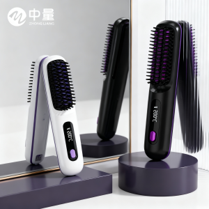 ZHONGLIANG | Wireless Straightening & Curling Hair Tool with Negative Ions