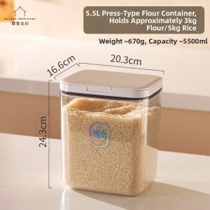 MODERN SWEETHOME | Sealed Food-Grade Storage Container