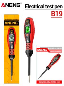 ANENG | ANENG B19 Noncontact Induction Pen with Screwdriver 30-1000V Three Level Induction Intensity Display Electrical Verification Pen