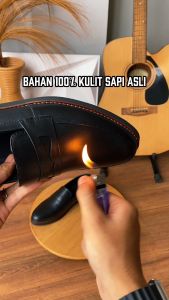 Sepatu Casual Pria Sepatu Pantofel Slip On Semi Formal MD335