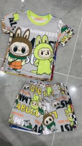 9-21kg bộ bé trai hoạt hình labubu khủng long người nhện thun lạnh bao đẹp 31