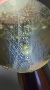 (SG Seller Ready Stocks) Rare Top Grade Natural Brazil Yellow Quartz Ball with Angel’s Feathers and Rainbow 3.4cm+