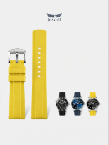 JEAYOU | Fluoroelastomer Watch Band 20mm