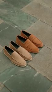 Giày lười Slip on Loafer Lemans SL01.2 - da bò lộn - đế êm chân thiết kế công sở trẻ trung bảo hành 24 tháng
