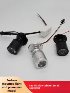 Mini Adjustable Angle LED Spotlight Jewelry Display Cabinet Light Handmade Figurine Glass Cabinet Mounted Bright Lighting