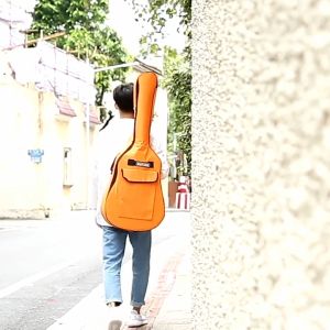 กระเป๋ากีตาร์ กระเป๋ากีต้าร์โปร่ง 41" นิ้ว ผ้าOxfordกันน้ำได้ บุฟองน้ำ (ตรงปก)