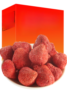 Frozen Dry Strawberry Crisp 500g Baked Snowflake Caramel Snack Raw Material for Fruit Dry Snacks Tangyao Brand Shandong Origin