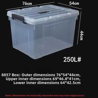 SHANNAIER | Transparent Large Thick Storage Box