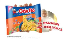 Thùng 30 Mì Gà Sợi Phở Gấu Đỏ 63g mang lại một hương vị độc đáo khó quên