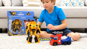 Transform Warrior Robo Vehicles Duo Convertible Truck & Sports Car Action Figures