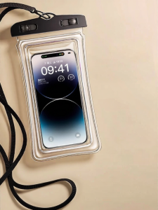 GOOJODOQ | Transparent Waterproof Phone Bag for Delivery Riders Touch Screen Compatible Swimming And Rainproof Mobile Phone Cover Q3046