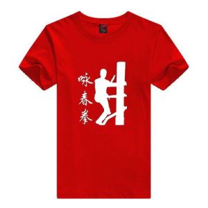 Nguyên Chất Áo Thun Nữ Tay Ngắn In Hình Nam Nữ Dáng Rộng Phong Cách Đường Phố Võ Thuật Kung Fu Lễ Hội Mùa Xuân Thiết Kế In Hình