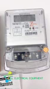 Zeberg มิเตอร์ไฟฟ้าอิเล็คทรอนิกส์ 1 เฟส 2 สาย 5(45)A IP54 ZB2 มิเตอร์ 2P มิเตอร์ไฟ มาตรวัดไฟ