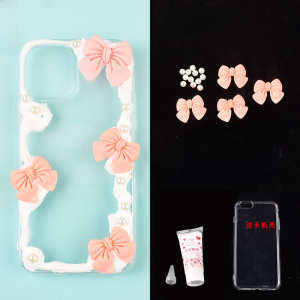 Rongtai DIY Phone Case Material Kit with Cream Gel for Handmade Crafting Resin Small Accessories and Fashion Bag Set
