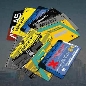 XIANXINGREN | Cyberpunk 2077 Game Design Card Stickers