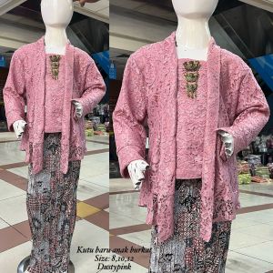 SET KABAYA KUTU BARU ANAK/KEBAYA BRUKAT KUTU BARU ANAK/KEBAYA ANAK TANGGUNG/KEBAYA