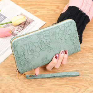 JIFANPAUL | Fashionably Textured Womens Clutch Wallet Large Capacity