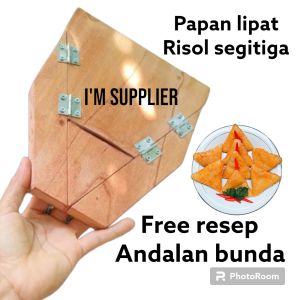 Papan lipat risol segitiga alat membuat risol