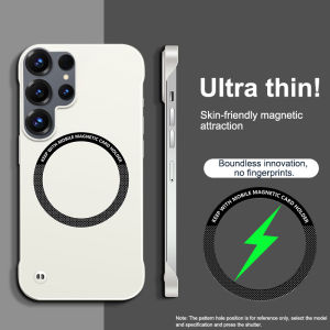 szhaiyu | Ultra Thin Hard Magnetic Phone Case for Samsung Galaxy S26 Ultra S25 S24 Plus S23 S22 S21 FE A57 A37 A17 A55 A56 Protect Cover