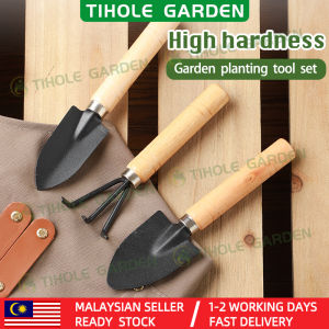 TIHOLE 3 Pcs Succulent Tools Small Garden Tool Mini Household Gardening Plant Hand Tool Set Loosening Flower Potted Soil Transplanting Tools Shovel
