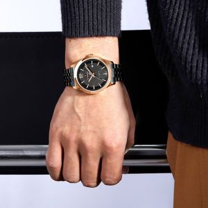 Naviforce | New Style NAVIFORCE Mens Stainless Steel Band Date Calendar Feature for Active Luxury Sports Watch 30m Waterproof Male Gifts