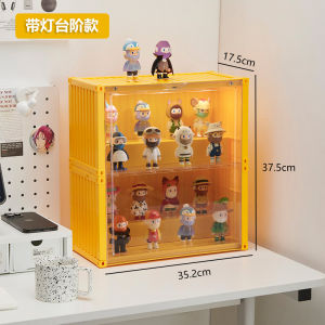 Popmart Bubble Display Box Acrylic Storage Case with Light Large Figure Showcase Container Blind Box Holder for Collectibles