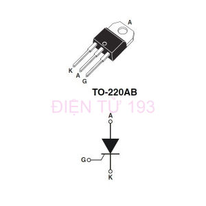 TYN1225 SCR 25A 1200V LOẠI TỐT MỚI 100%