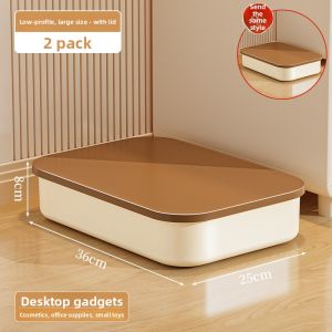 MEIZHUFU | Plastic Storage Box for Snacks and Toys Rectangle with Lid