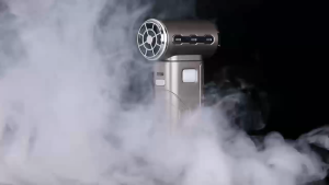 เครื่องเป่าลมแบบชาร์จไฟได้พร้อมหัวฉีด 3 ชิ้น 450000RPM Turbo Fan Blower เครื่องอัดอากาศพัดลมเทอร์โบไร้แปรงถ่านสําหรับการกําจัดฝุ่นและทําความสะอาด