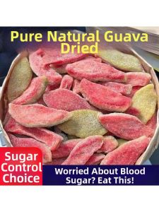 Sugar Free Natural Red Heart Guava and Pomegranate Dried Fruit Snacks