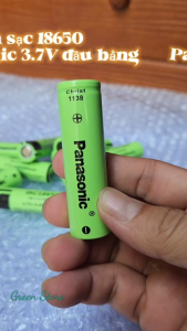 Combo 2 viên pin sạc 18650 Panasonic li-ion 3.7V/4.2V 3.500mAh - Đầu bằng