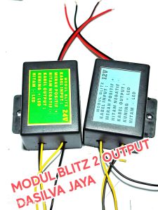 MODUL BLITZ PESAWAT 2 OUTPUT 12 VOLT